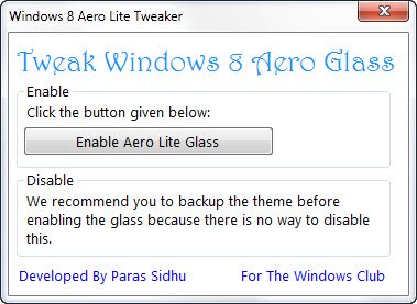 How to install the hidden Aero Lite theme in Windows 11