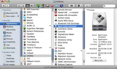 Installieren Sie Windows auf dem Mac mit Boot Camp