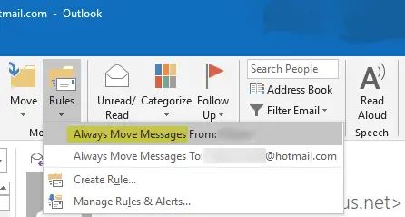 how to auto delete email in outlook