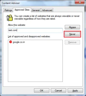 How To Block Websites In Internet Explorer