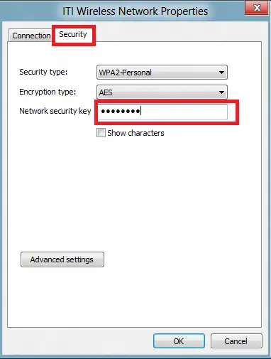 Wireless Network Password