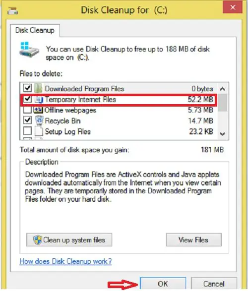 Step 3 Disk Cleanup