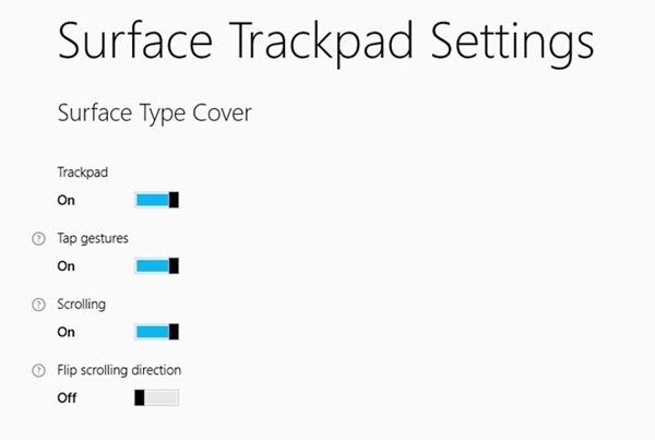 surface trackpad