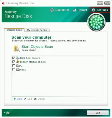 Kaspersky Rescue disk