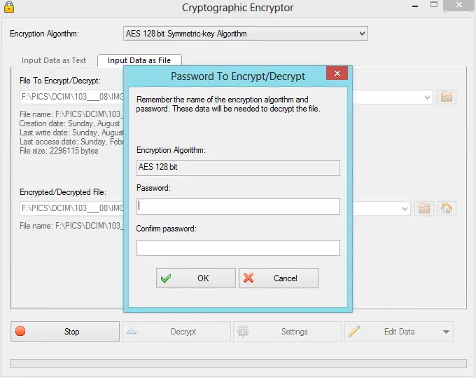Encrypt Files or Text easily with VSEncryptor for Windows PC