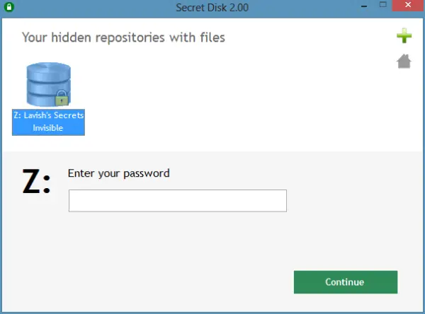 secret disk for windows pc