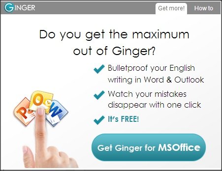 ginger for MS Office