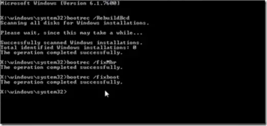 windows 10 bootrec command windows 10 bootrec command