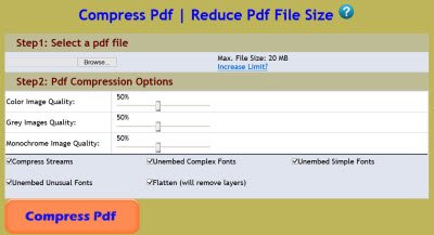 reduce pdf file size