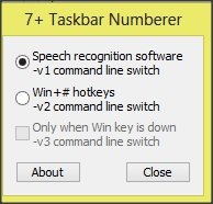 taskbar numberer