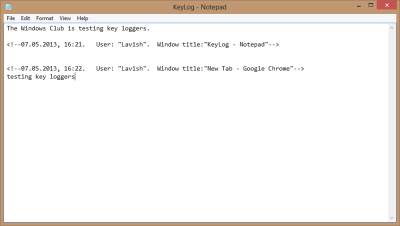 Free Keylogger software for Windows 11 10 - 9