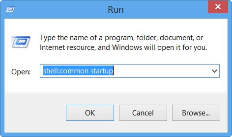 Windows 10 startup folder location