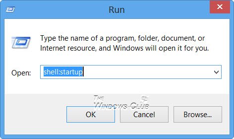 Windows 8 startup folder location