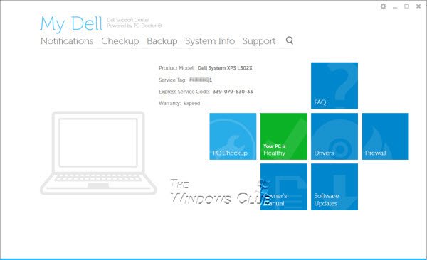 Download Dell SupportAssist software for Windows 11/10