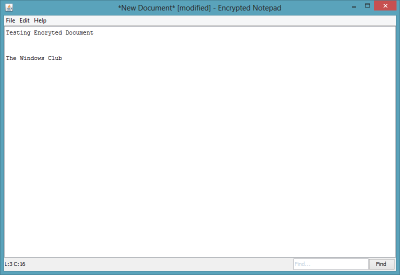 Encryted Notepad
