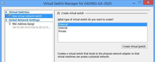 New Virtual Switch