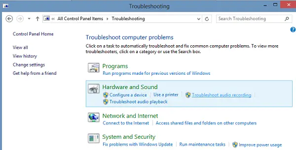 troubleshoot problem