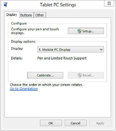 Display settings