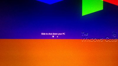 Slide To Shut Down on Windows 8.1