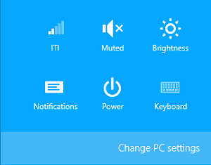 change PC settings