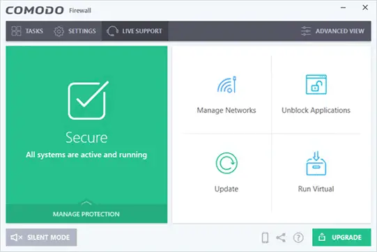 is windows firewall or comodo better