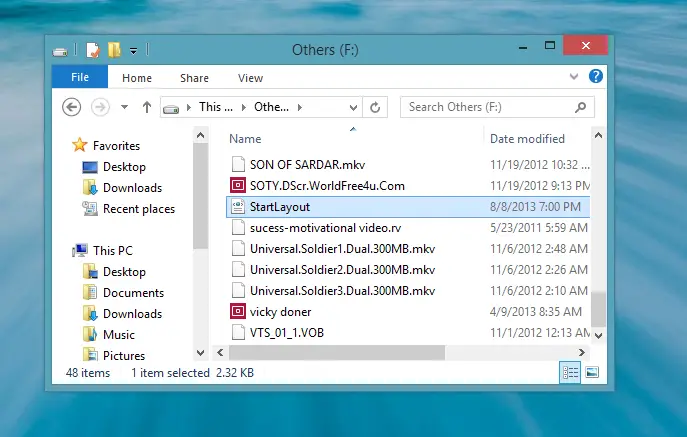 Force or specify a Fixed Start Screen Layout for Users in Windows 8 1 - 44