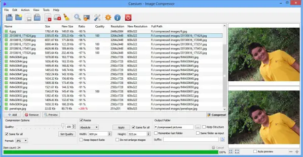 Caesium Image Compressor