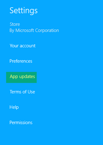 windows 8.1 app updates