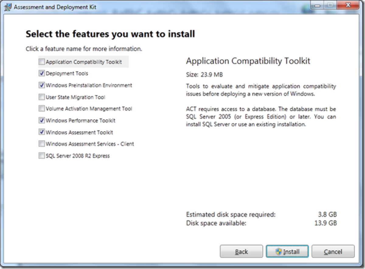 Windows Assessment And Deployment Kit Adk For Windows 10