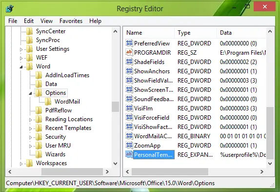Create Custom Templates Installation Location For Office
