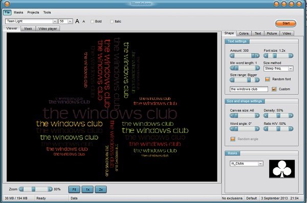 Wordaizer Is A Free Word Cloud Generator Software For Windows Pc