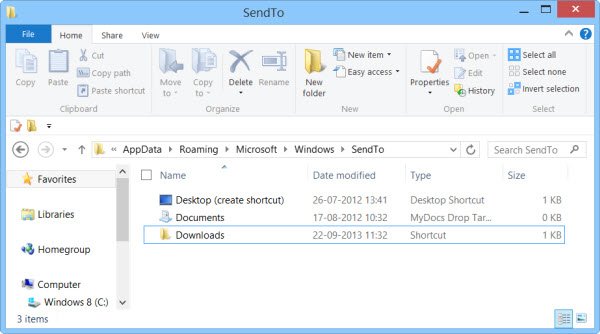 How to Customize the 'Send to' Menu in Windows