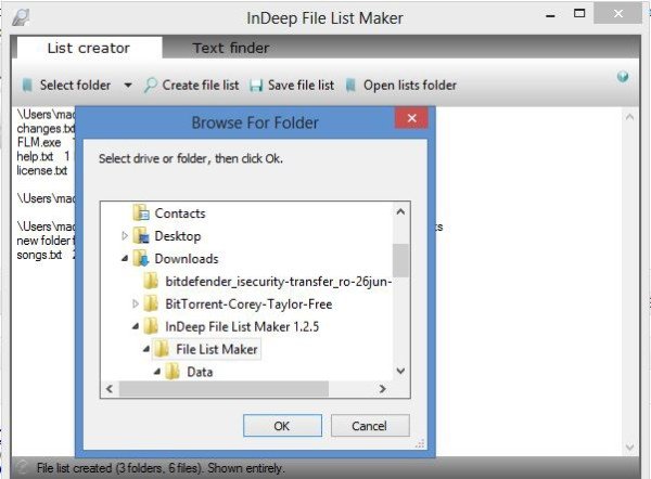 indeep file list maker