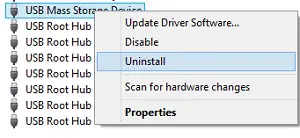 USB Mass Storage device