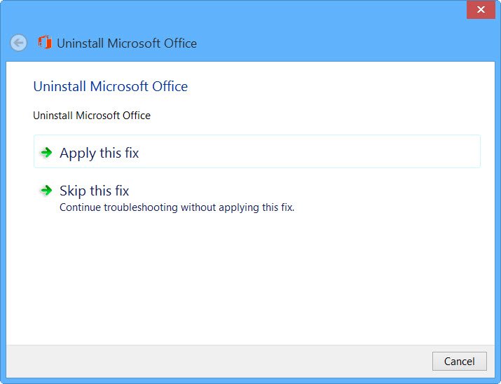 Microsoft Office Uninstaller Tool Lets You Uninstall All Office Products