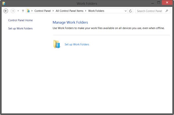 Work Folders in Windows 8.1