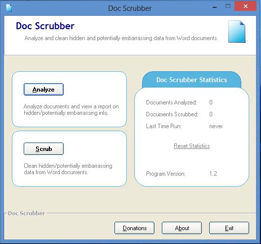 doc scrubber