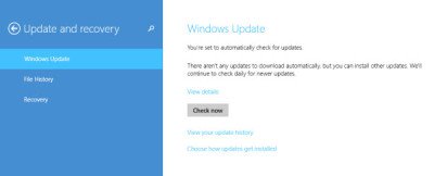 windows 8.1 update and recovery option 1