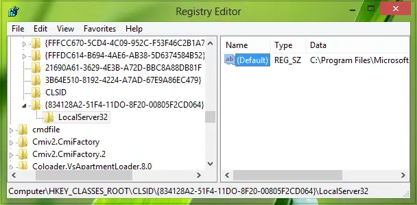 How to set Default Script Debugger using Registry in Windows 10