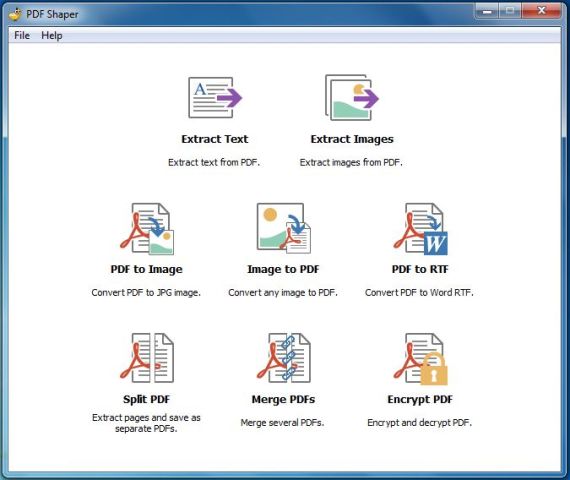 convert and extract your pdf files