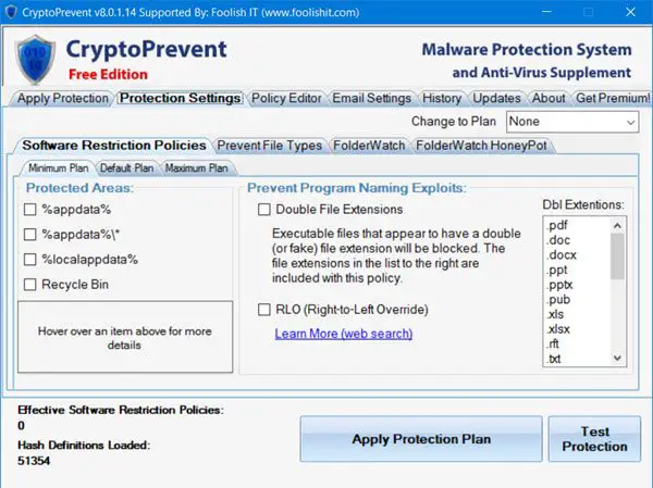 cryptoprevent block ransomware tool