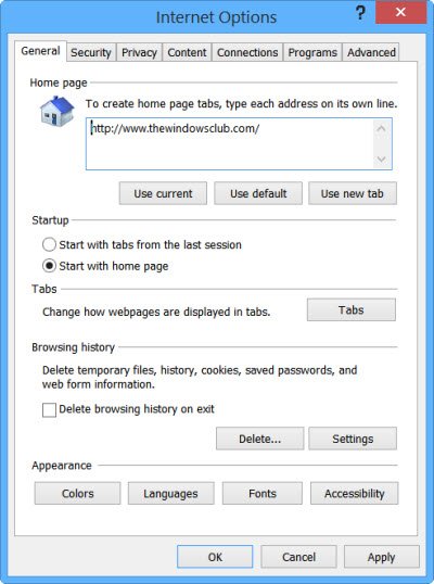 ie-home-page