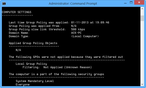 group policy management console command