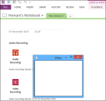 How to record Audio or Video with OneNote