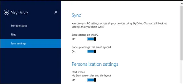 Skydrive Sync