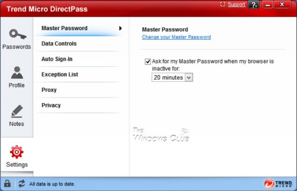 Trend Micro DirectPass Password Manager