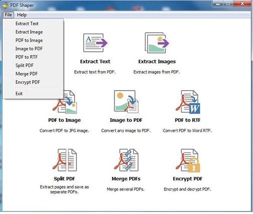 convert and extract your PDF files 