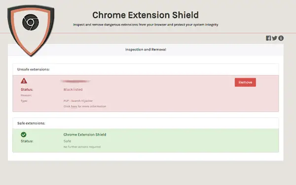 Chrome Extension Shield Pro