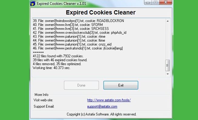 Expired Cookies Cleaner