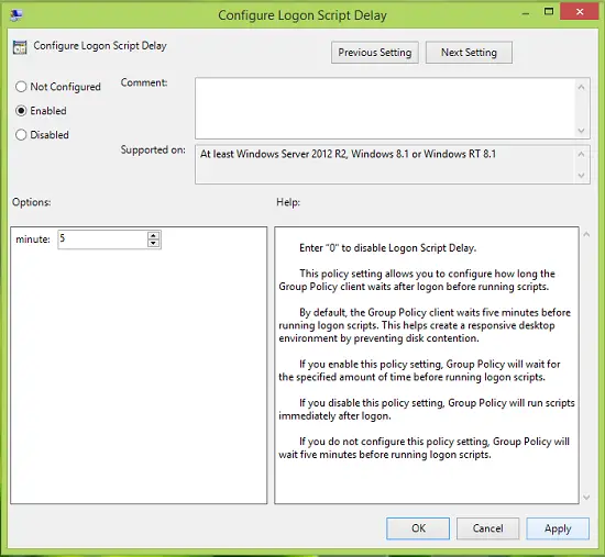 Configure Logon Script Delay-1